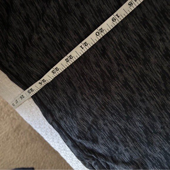 Zella Women's workout heathered Black Top - Picture 4 of 7